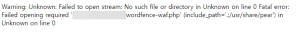 [wordpress/error] Failed to open stream…wordfence-waf.php