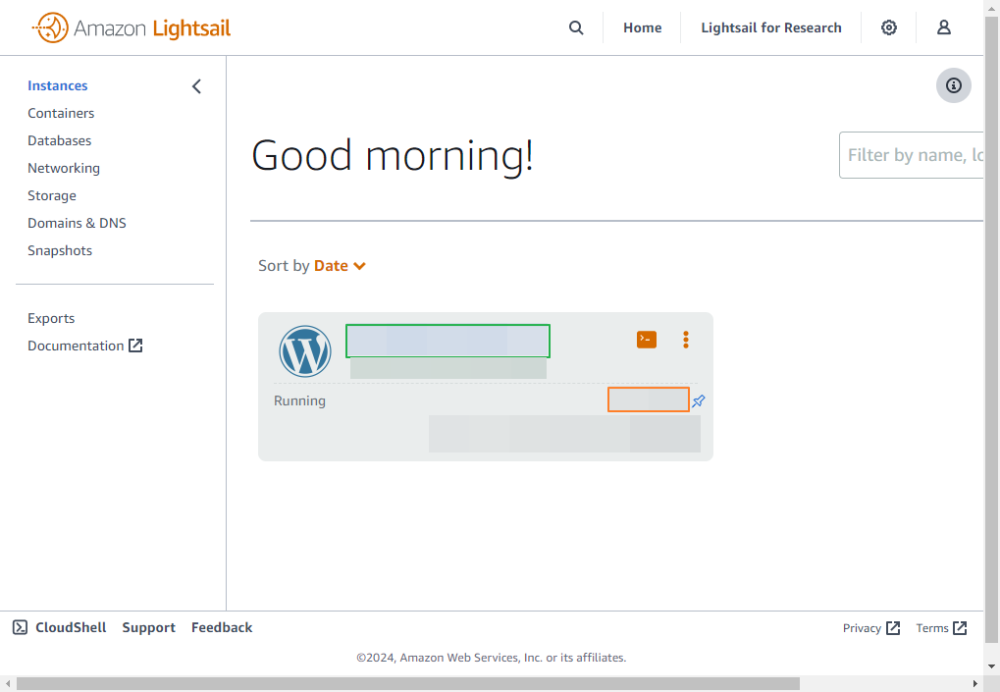 AWS lightsail ftp 연결 방법 -  정보 얻기