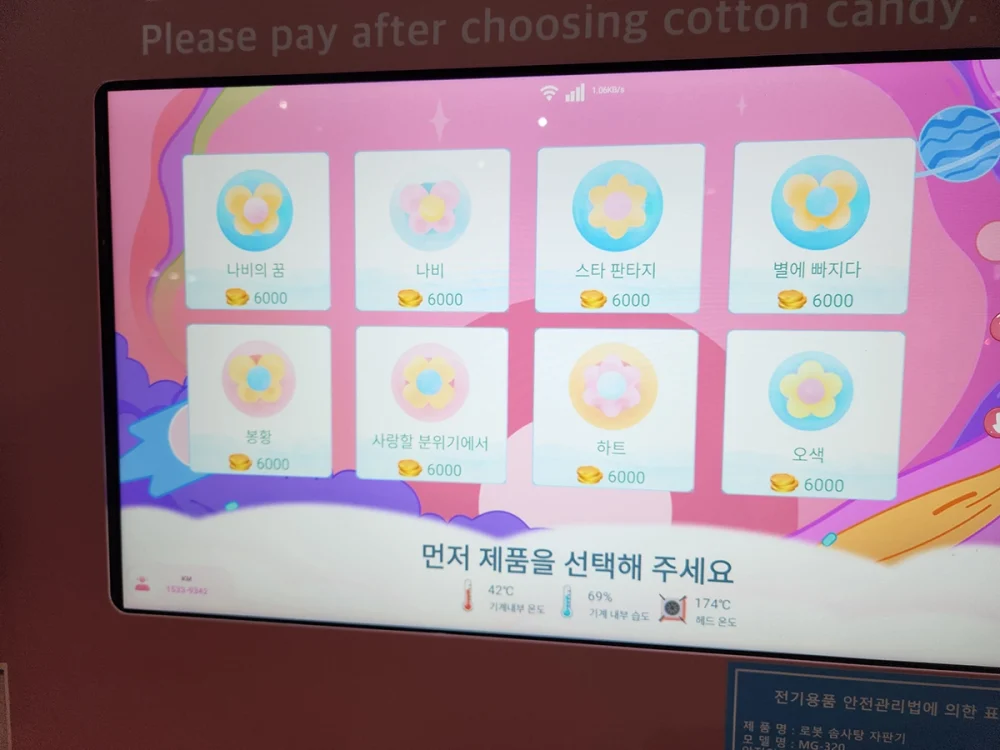 흐린날 휘닉스파크 리조트 즐기기 - 솜사탕1