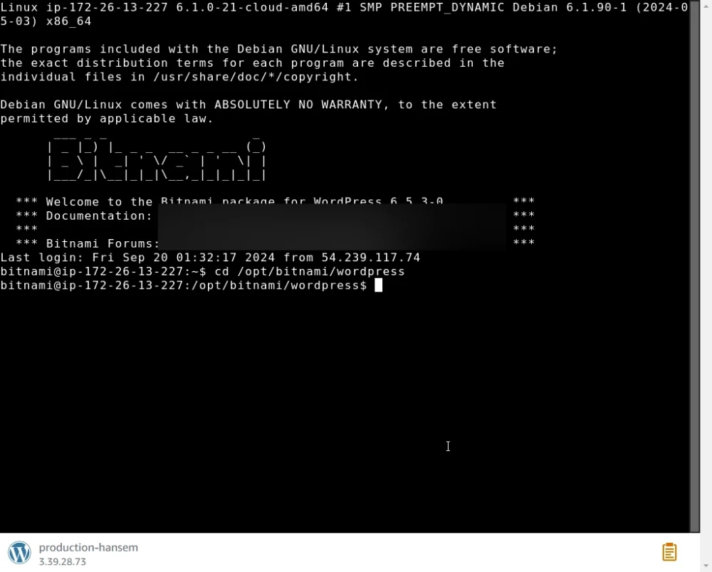 AWS lightsail 무료로 수동 백업 방법1