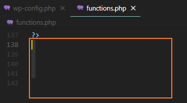 function 공백