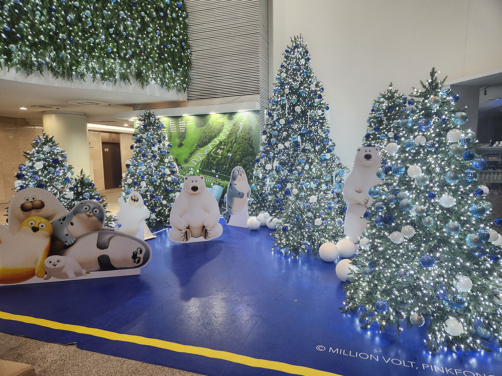 폭설 후 휘닉스파크