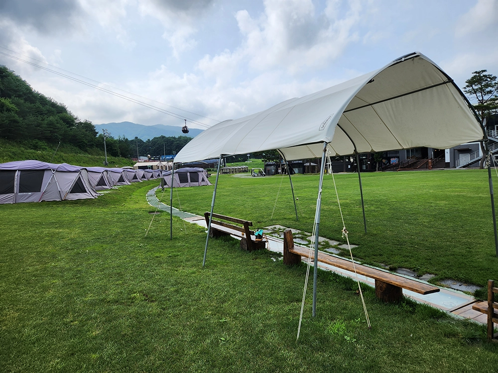 수영장과 경품 티켓 상상놀이터 이용하기