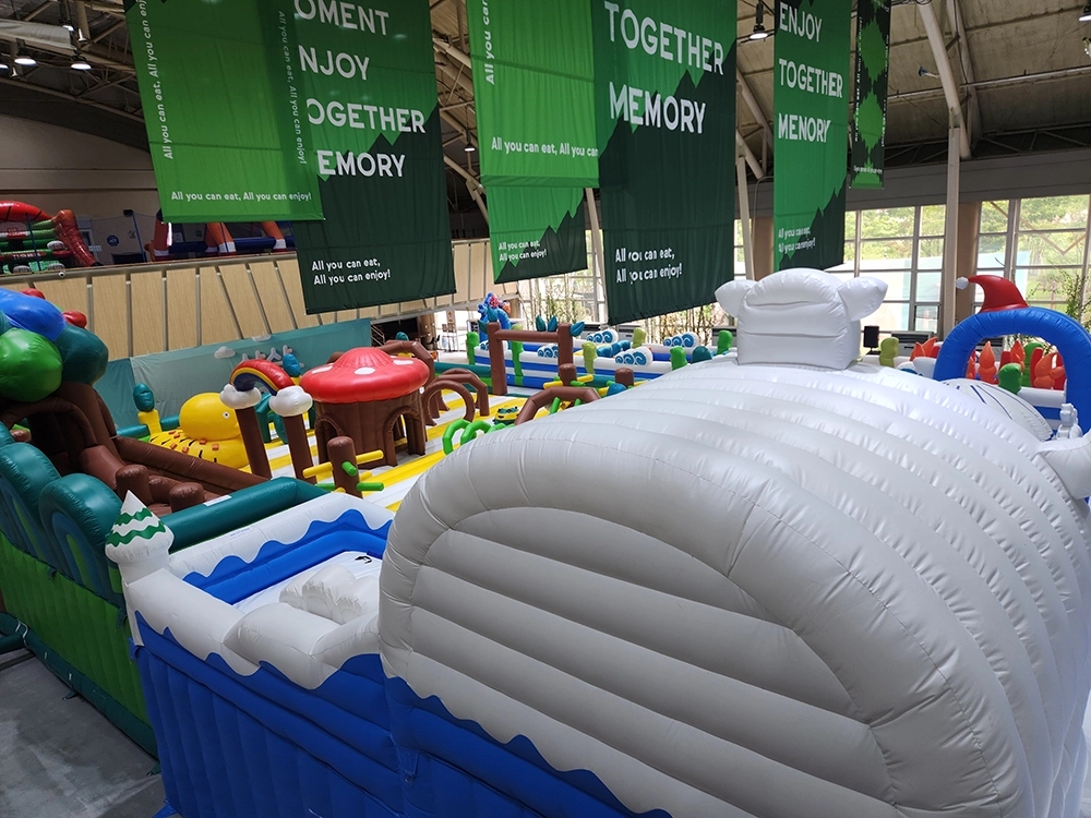 수영장과 경품 티켓 상상놀이터 이용하기