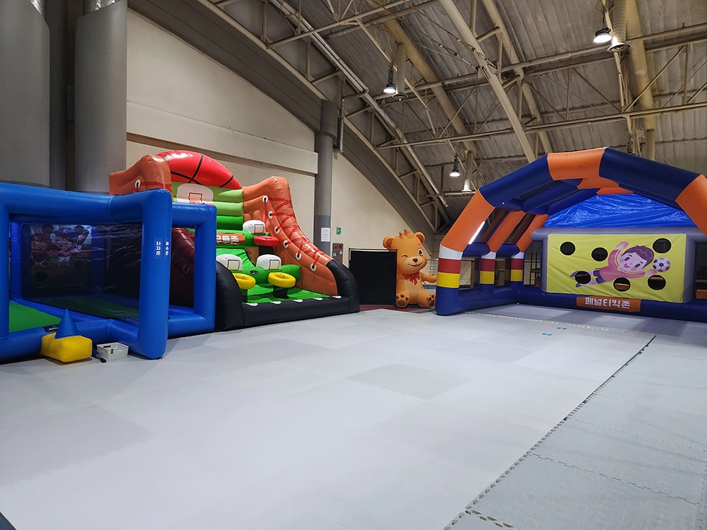 수영장과 경품 티켓 상상놀이터 이용하기