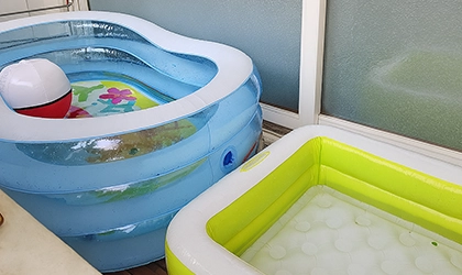 육아 일기 – 이번엔 집에서 물놀이 하자!