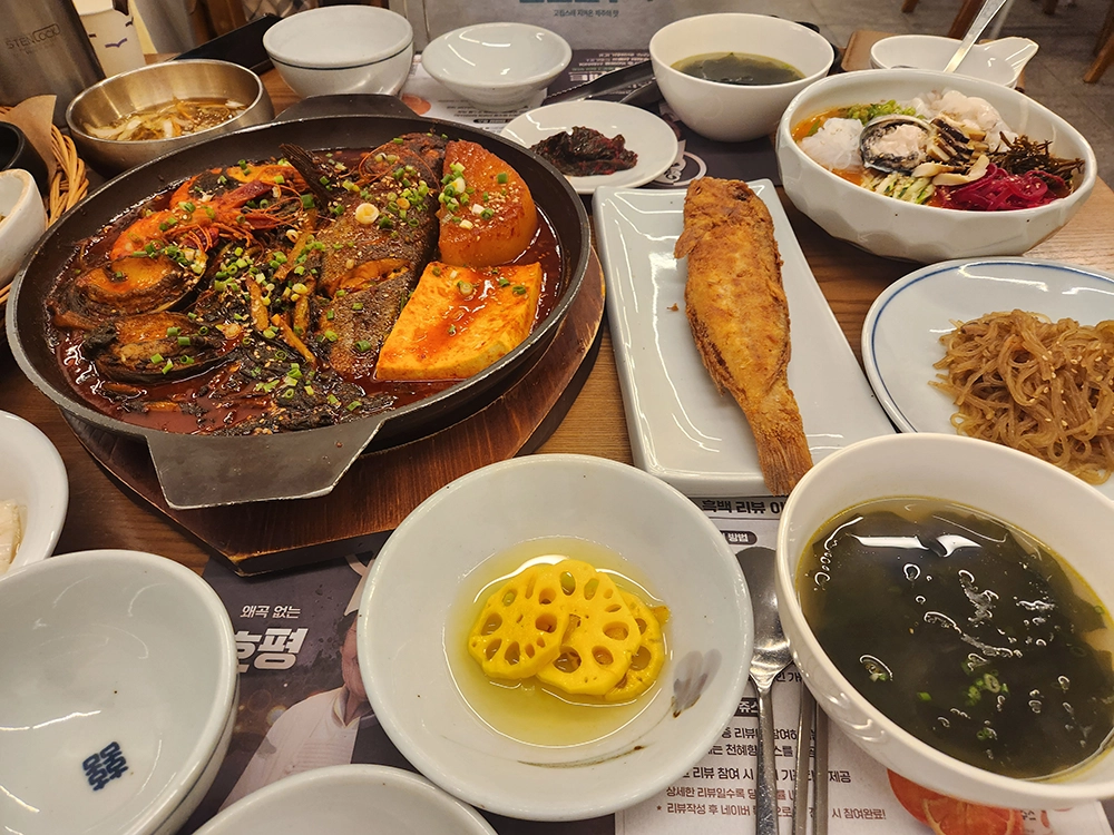 7세와 3세 아이랑 제주 4박 5일 한여름 여행 3일차 - 고집돌우럭 중문점