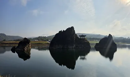 [단양/10월] 아이와 단양 여행 1일차 | 도담삼봉·다누리아쿠아리움·구경시장·고수동굴